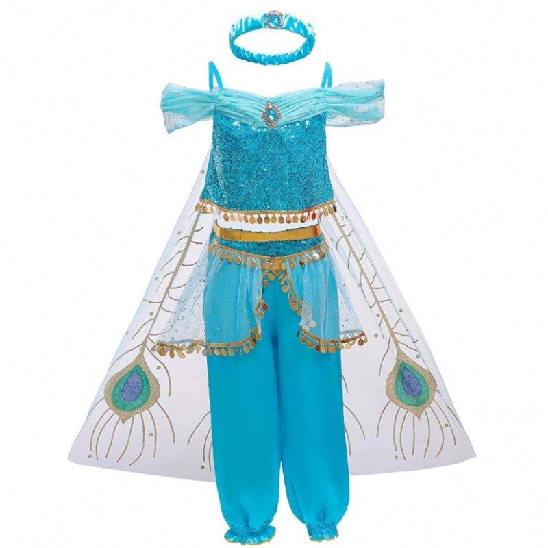 Baige Halloween Princess Jasmine Girlロングパンツ