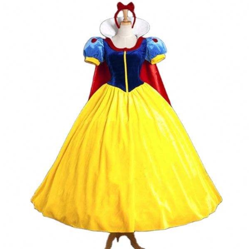 卸売り女性大人のハロウィーン漫画プリンセス白雪姫の衣装を売る白い雪プリンセス