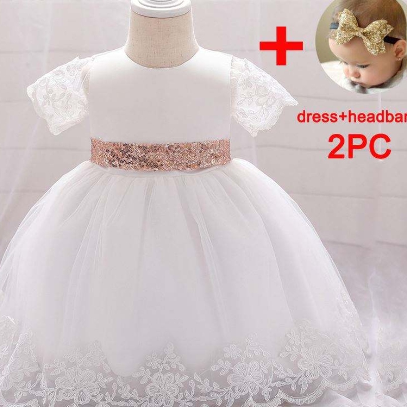 Baige Wholesale Children Dressかわいい女の子の衣装ゴールドラインチルドレンパーティードレスL1926XZ