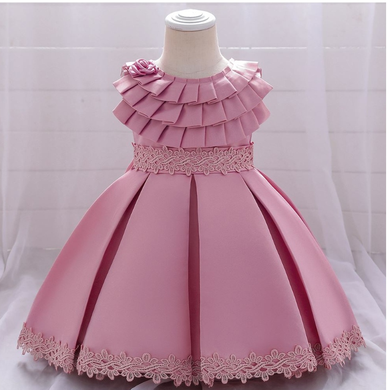 バイジェホットセール夏の冬の花の女の子プリンセスドレスチルドレンスパンコールスパンコールウェディングガウンエルザアンナドレスforガールズL1976xz