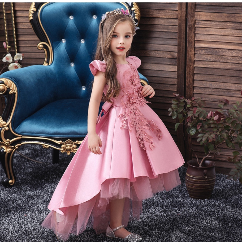Amazon Children \\\\\'s Trailling Dress Girls dovetailメッシュスカートプリンセスドレス
