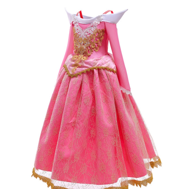 ホットセールガールズドレスクリスマスプリンセスコスプレコスチュームドレスガールハロウィーンパーティー