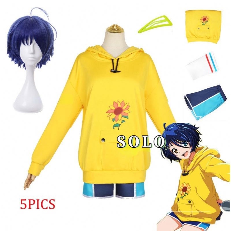 新しいアニメワンダー優先コスプレohto aiフーディーズガールスウェットシャツスポーツプルオーバーコスチューム服cosウィッグハロウィーン